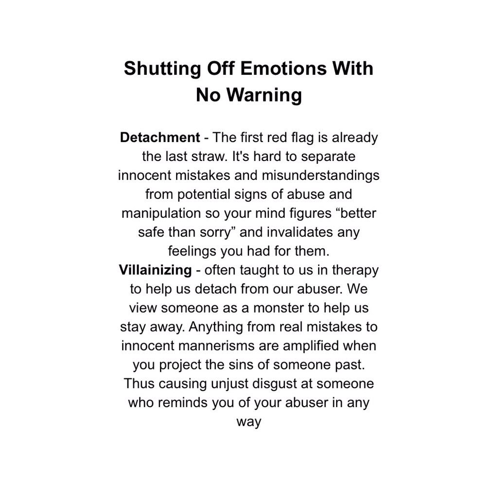 Cmac On Twitter Shutting Off Emotions With No Warning