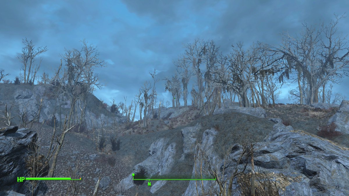 u96vllc's tweet photo. #荒野 荒涼たる風景 #偵察用シェルターシータ #ReconBunkerTheata 西方 #Fallout4 #PS4share https://t.co/AgJunQoUfE