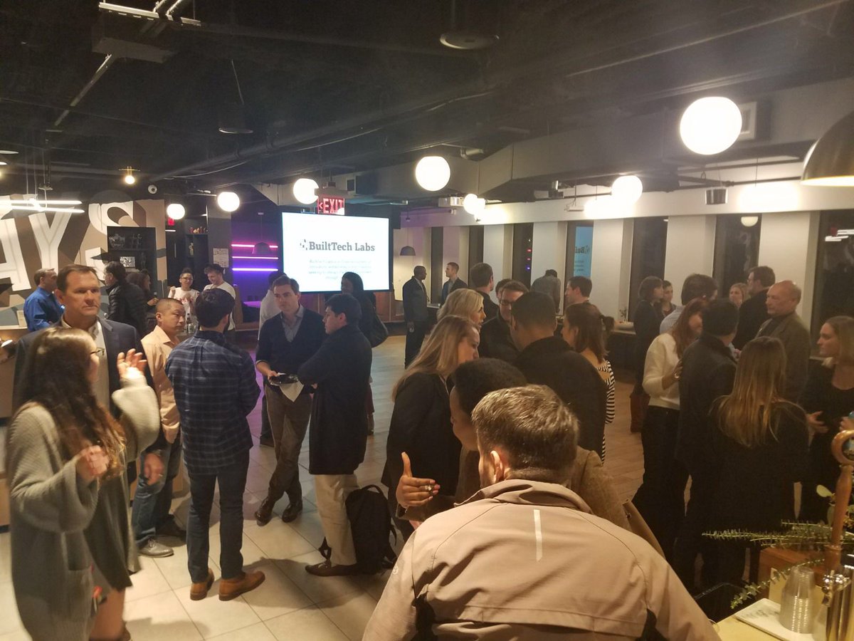 AppZoroT's tweet photo. #BuiltTechLabs launch party! Very happy to be a part of this ecosystem! #builttech #innovation #startups #entrepreneurs https://t.co/y4glbjWtUG