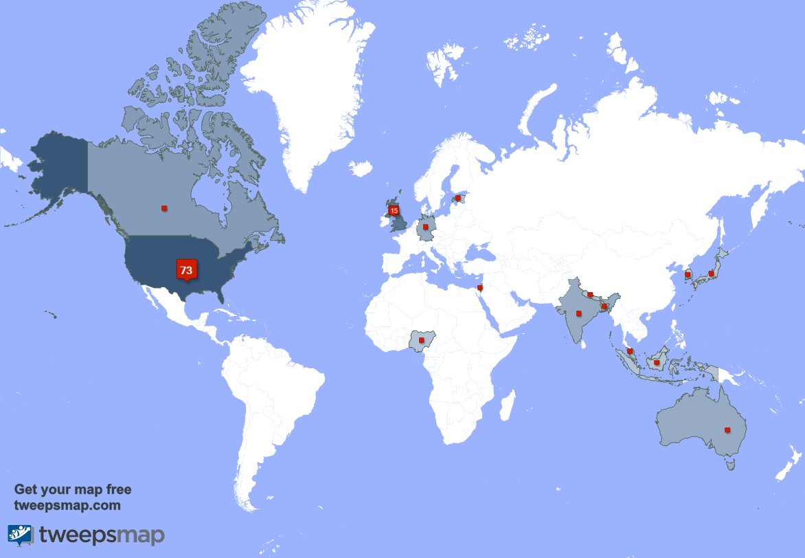 I have 1 new followers from USA last week. See tweepsmap.com/!adairtc