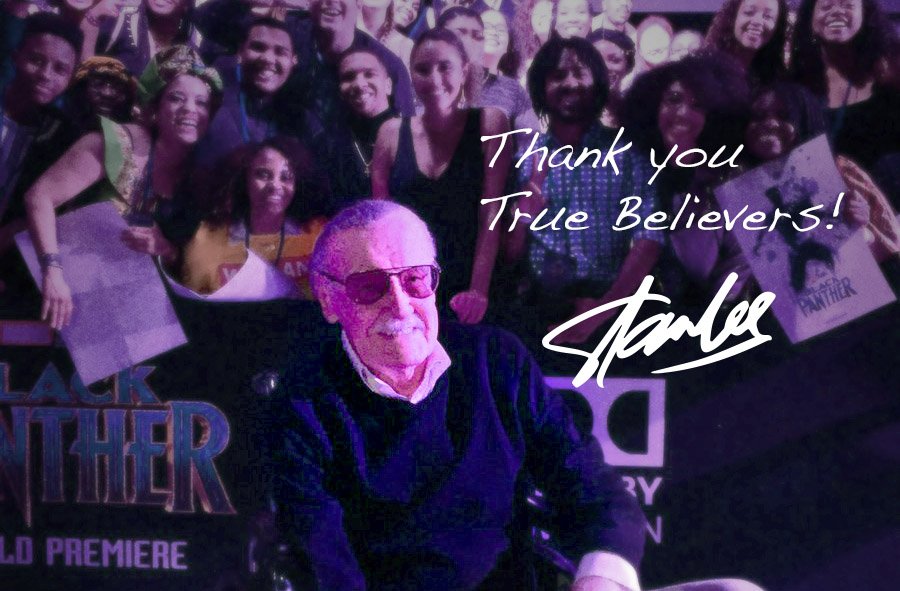 stanleebox's tweet photo. Thank you True Believers for your incredible love and support for #StanLee! We can't wait for you to see what's coming next inside his subscription box experiences. Get your Stan Lee Box at https://t.co/lv9VhONs7x &amp; use code "THANKYOU" for 10% off your first box. EXCELSIOR! https://t.co/BNTtg5xGC0