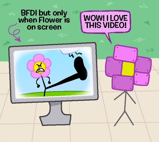 kredit Opbevares i køleskab Reproducere randy on Twitter: "bfb month day 8 - robot flower and tv!! 🌸🔌📺  https://t.co/Qx8IR0MZbK" / Twitter