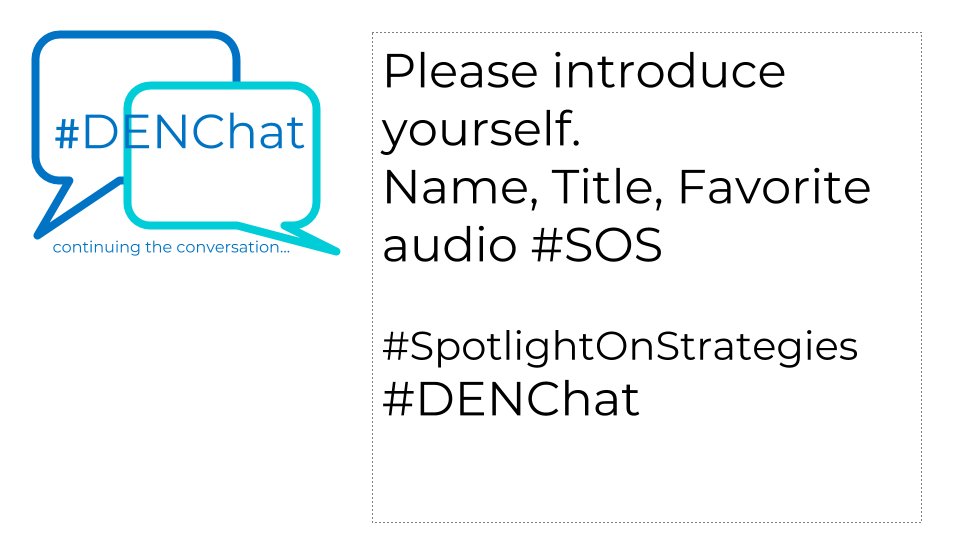LFTechTeach's tweet photo. #DENChat Welcome tonight https://t.co/KdyloSkzua