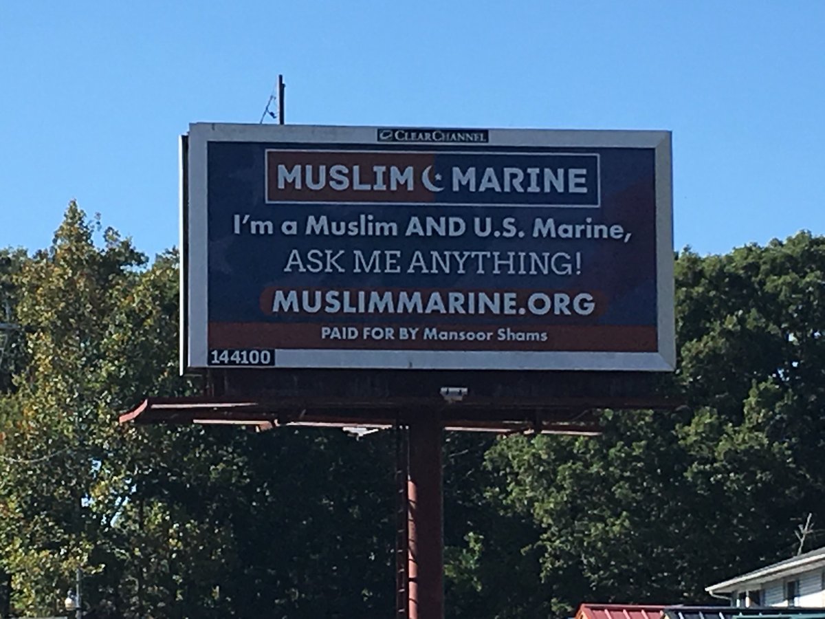 Great to see so many  #MuslimsinMedia - we have a duty to show America and the world at-large the many contributions Muslims have made. As a proud Muslim American US Marine myself, I for one am proud to have served my Nation in uniform!