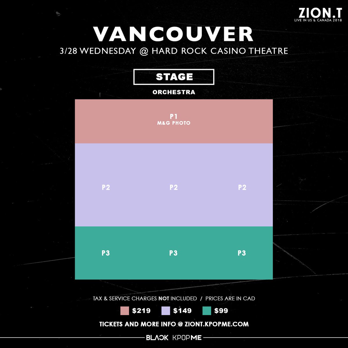 Hard Rock Casino Coquitlam Theatre Seating Chart