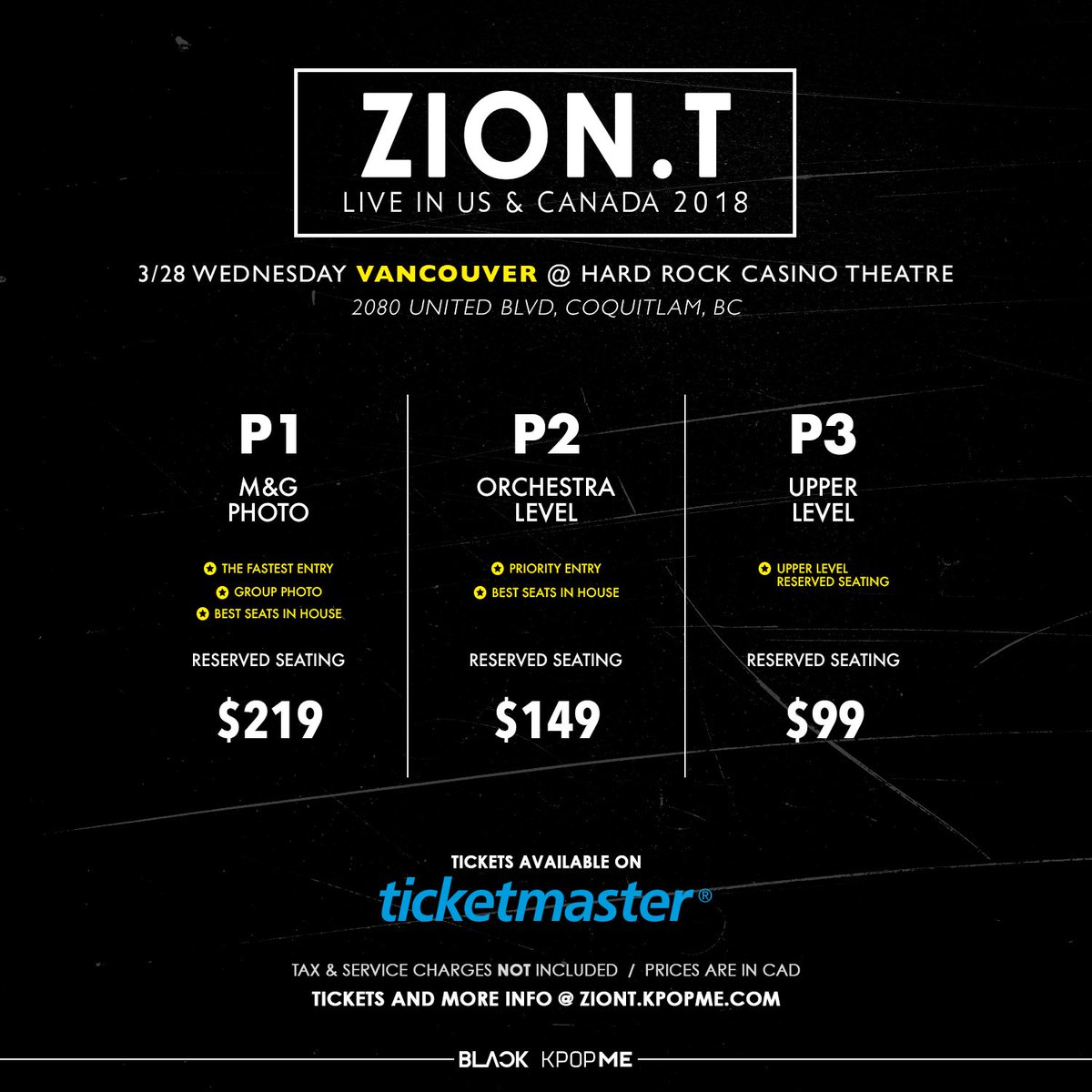 Hard Rock Casino Coquitlam Theatre Seating Chart