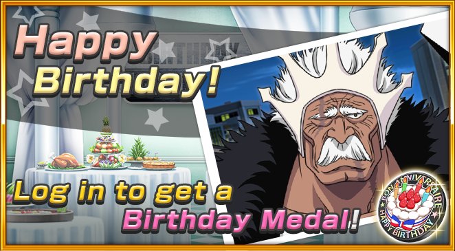 Bleach Brave Souls Su Twitter It S Barragan S Birthday Today Celebrate By Logging In To The Game For A Special Scene And A Birthday Medal T Co Iqnexdwhy0 Bravesouls T Co Zalq9im1pa
