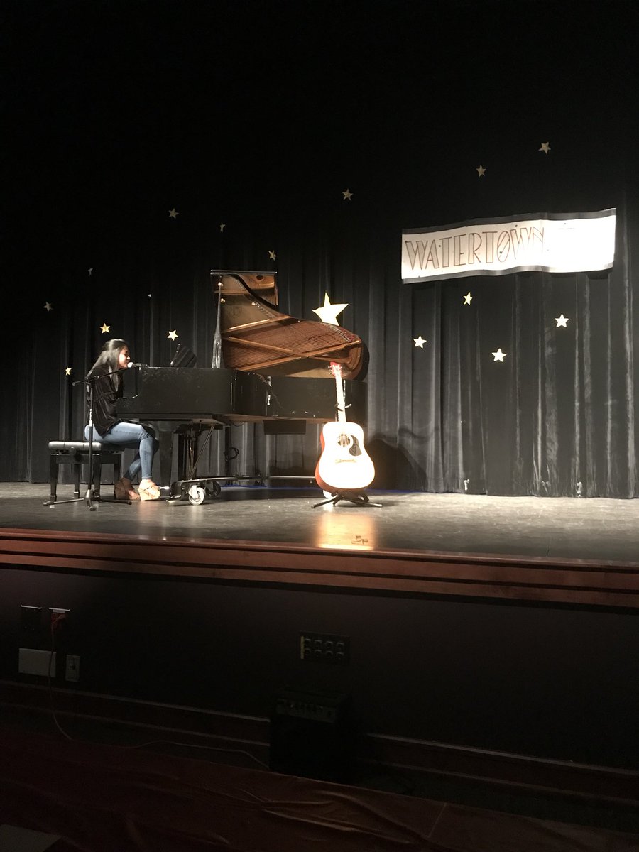 Great performances by all contestants in tonight’s Watertown Idol! Proud to work with such amazingly talented students! Congrats to @caran_sheeran on winning! #WHSnow