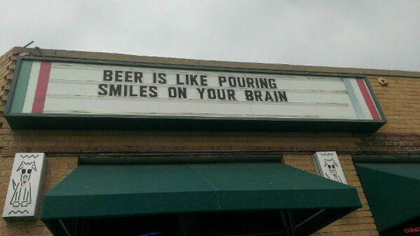 IT’S A SIGN. Time for pints! 🍻