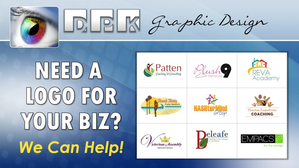 I am itching for another logo design project... my favorite!  Who needs a new design?  Or even just a freshening up?  I can help!  #LogoDesign #Logo #GraphicDesigner dpk-graphicdesign.com