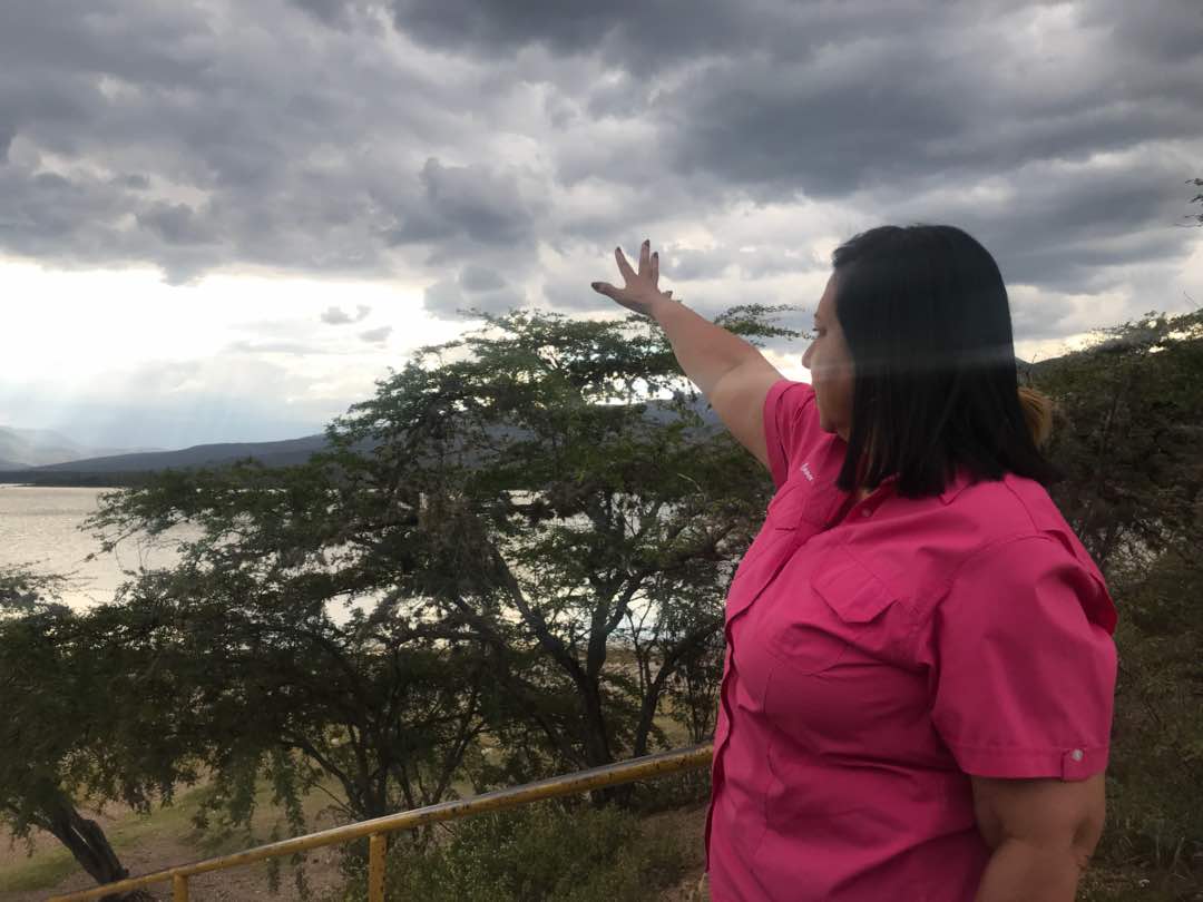 También realizamos un recorrido en la Represa Dos Cerritos del municipio Morán. Observando sus potencialidades y evaluando acciones para garantizar el vital líquido.