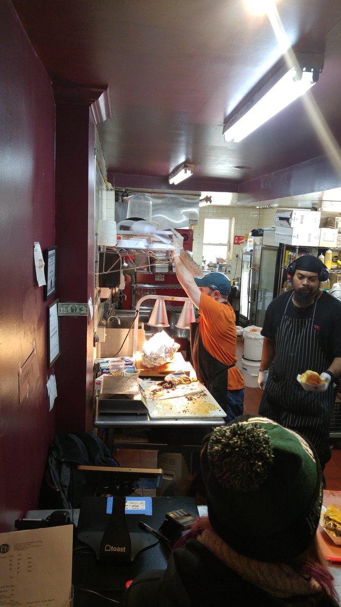 Went to <a href="/mikesbbq_215/">@mikesbbq_215🇺🇦🐷</a> after the parade. Saw @strauss_mouse hard at work. Was so good didn't get any food pics before we ate everything.