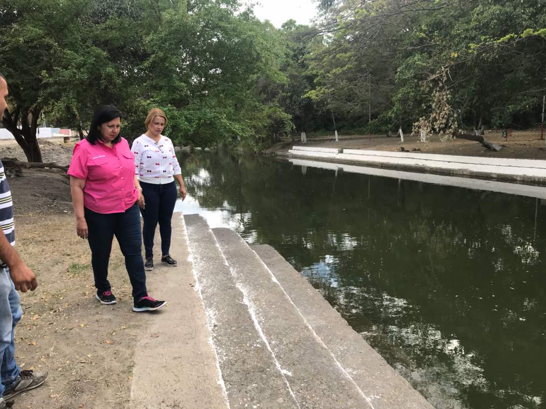 Supervisando la recuperación del balneario Las Margaritas del municipio Morán. Turismo para nuestro pueblo.