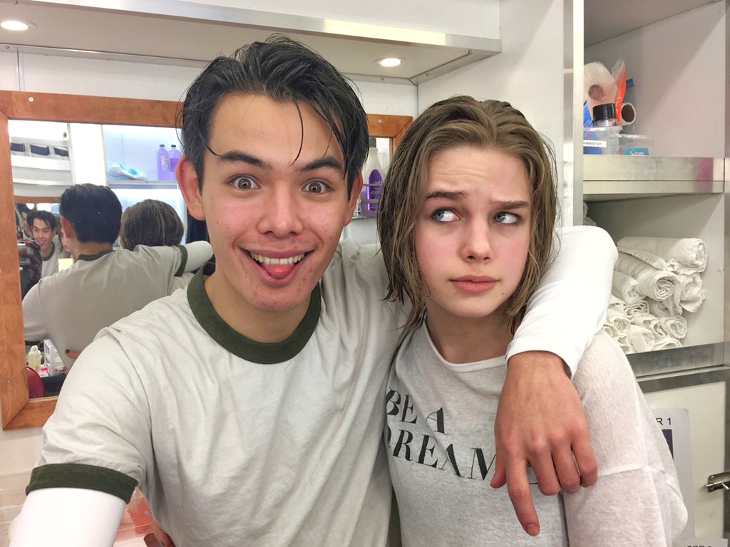 Teagan Croft on X: A couple of fresh faced teens😉 💚💜 #titans #raven  t.coyYHVyn6Kxc  X