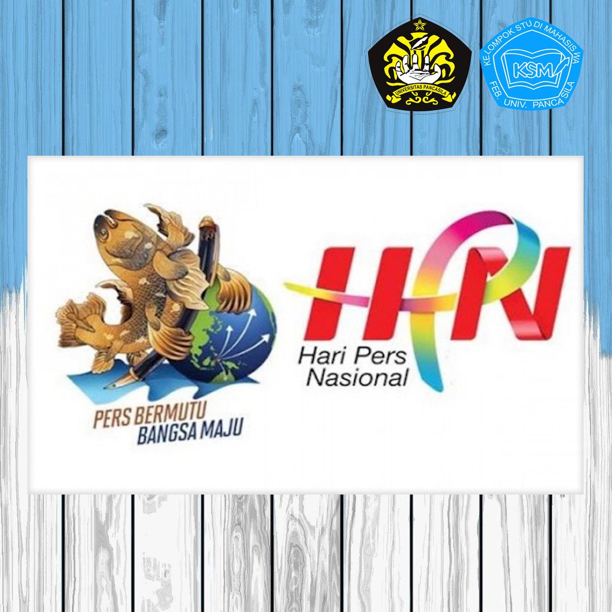 [Jumat, 9 Februari 2018]
•
•
•
SELAMAT HARI PERS NASIONAL 2018!
Tanggal 9 Februari ditetapkan sebagai Hari Pers Nasional melalui Keputusan Presiden No.5 Tahun 1985 yang ditandatangani oleh Presiden Soeharto pada 23 Januari 1985.