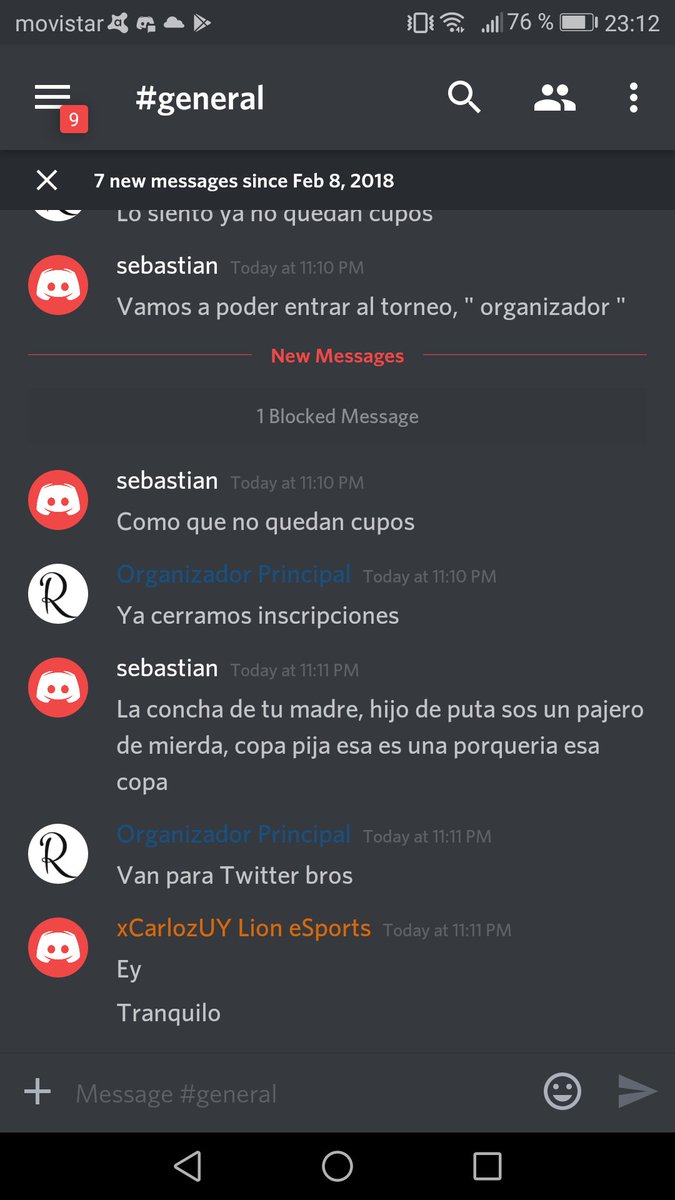 Y así son los de  Team Dark Cuando no entran a una copa, que triste que se encuentre gente así en la comunidad.