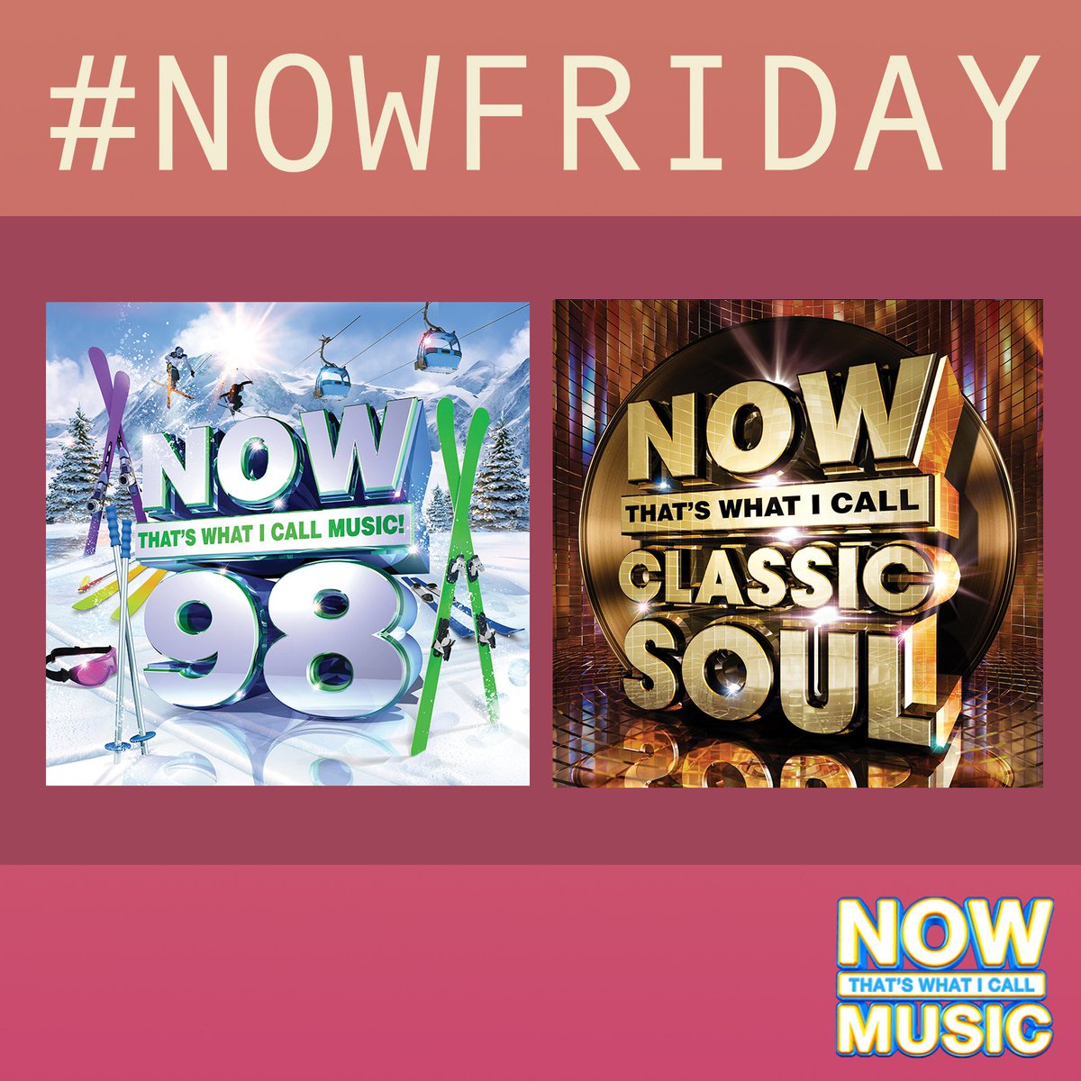 NOWMusic's tweet photo. It's #NOWFriday! For your chance to win these NOW goodies simply RT &amp; Follow! #win #competition 🤑🎁 https://t.co/730fK4WXbh 

T&amp;C's: https://t.co/ZQReXi8qQK https://t.co/Qbgnq37eL5