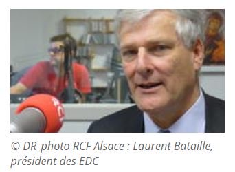 Laurent Bataille, président <a href="/LesEDC/">Les Entrepreneurs et Dirigeants Chrétiens</a> et #dirigeant d’une #entreprise familiale témoigne au micro de Marc Larchet sur <a href="/radiorcf/">RCF</a> en amont des Assises nationales à Strasbourg du 16 au 18 mars prochain (bit.ly/2C7ZPJV), "Oser pour une foi(s)" bit.ly/2EvUamq