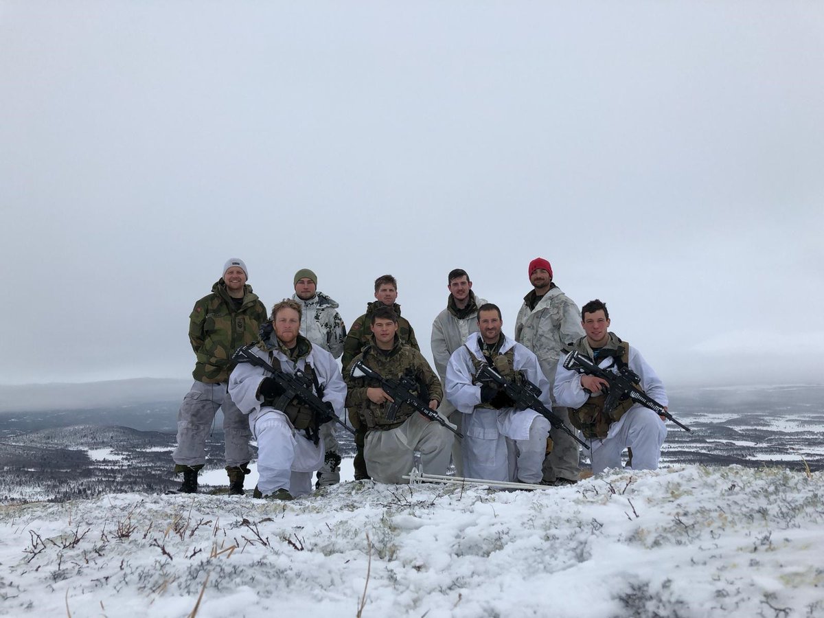 EjercitoTierra's tweet photo. En 2017 se han realizado variaciones orgánicas, como la recuperación de la especialización en montaña d Rgto."América" 66, Cazadores de Montaña.
En la foto, personal RICZM 64 en curso montaña "Allied Winter” Escuela Guerra Invernal #Noruega #Terningmoen 🇳🇴🇪🇸. Vía @FUTER_ET https://t.co/NUc3pKsGio