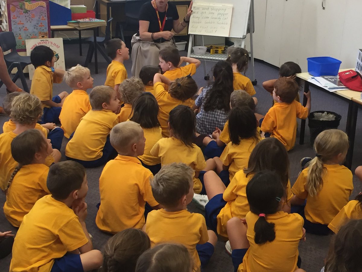 Kindergarten are already reading!