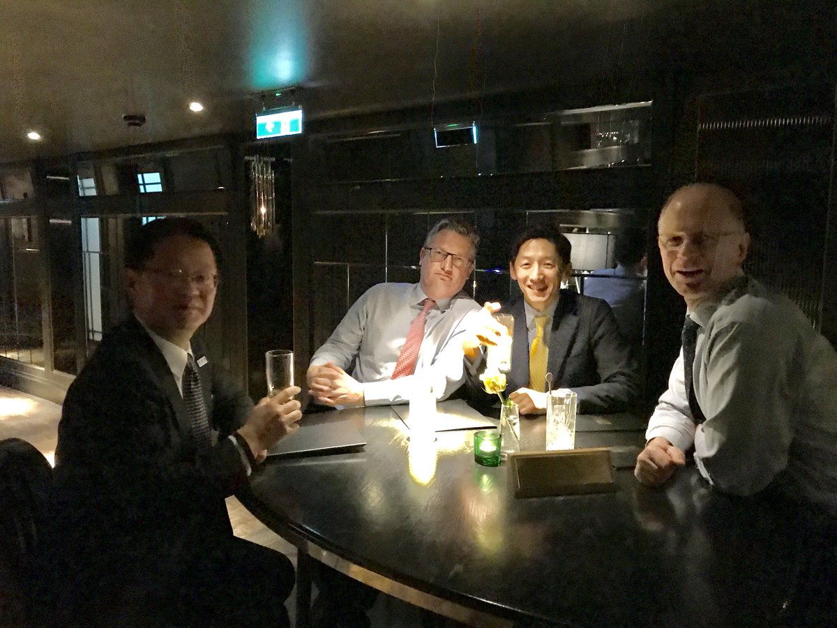 A pleasant dinner with <a href="/tokiomarine/">Tokio Marine</a> and <a href="/Willis_Re/">Willis Re</a> at <a href="/CitySocial_T42/">City Social</a>