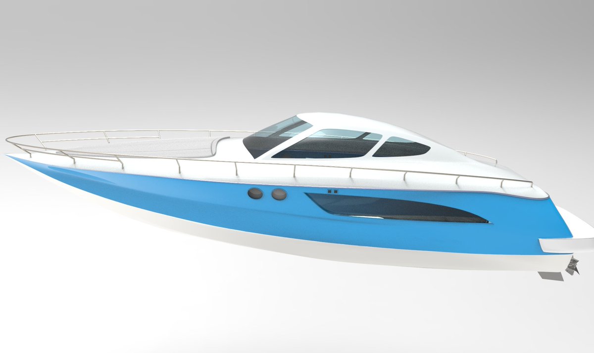 Saeedhbb's tweet photo. #3d #3dboat #3dyacht #speedboat #3DModeling #yacht #boat #yachtporn #rhino #shipbuilding #ship #SaeedHabibi https://t.co/eMkQKZKRwp