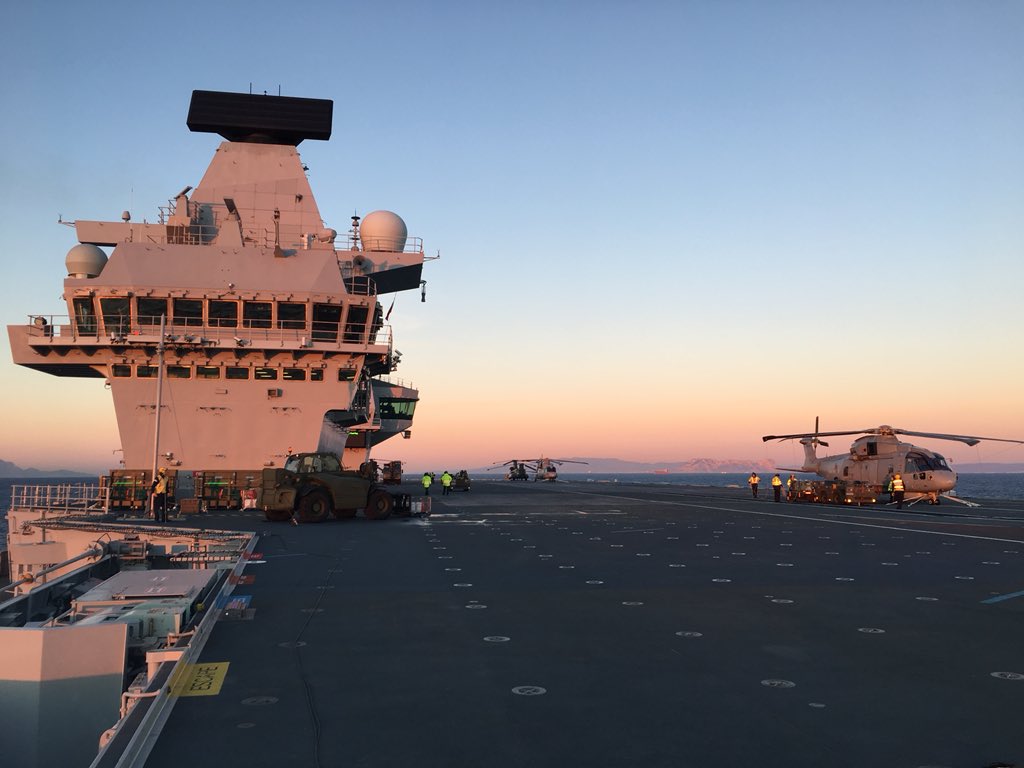 Looking aft down the flightdeck