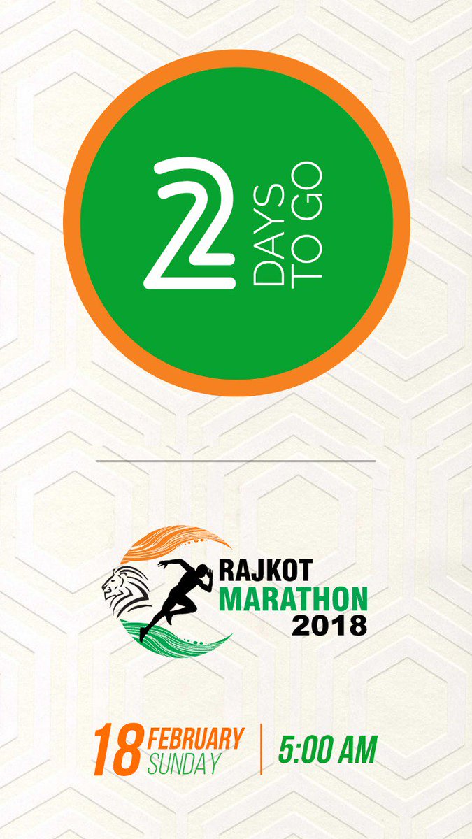 Runrajkot's tweet image. #CountdownBegins #2DaysToRegistration rajkotmarathon.com