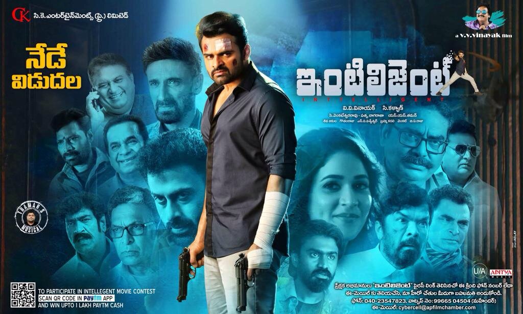 TeamSDT's tweet photo. #Inttelligent Releasing Today..! @IamSaiDharamTej @Itslavanya #VVVinayak #InttelligentFromToday https://t.co/uIwreit7mt