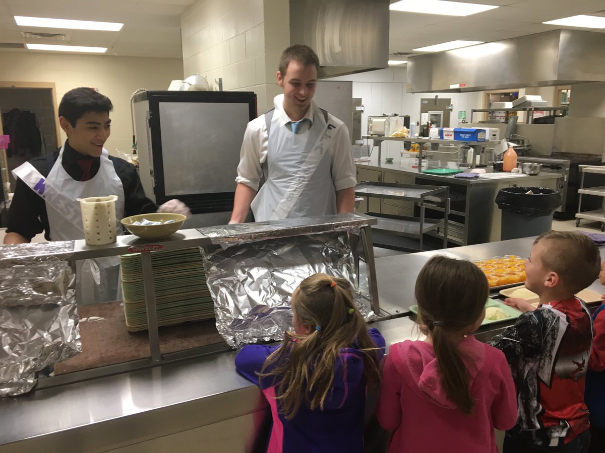 Snow Days Royalty serving K lunch... thank you, Big Kids!#albanylearns, #gratitude745