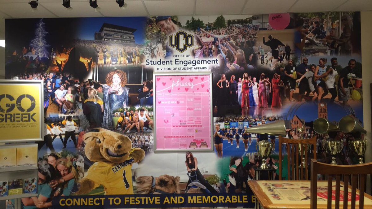 1bigtimenicole's tweet photo. There's a wide variety of student organizations at UCO, especially under Student Engagement! To see pictures of some big organizations, go check this out on the 4th floor of the Nigh. It shows SPB, Homecoming, WinterGlow, Big Pink and more!
#ucoediting https://t.co/Dx0wKWtS9G