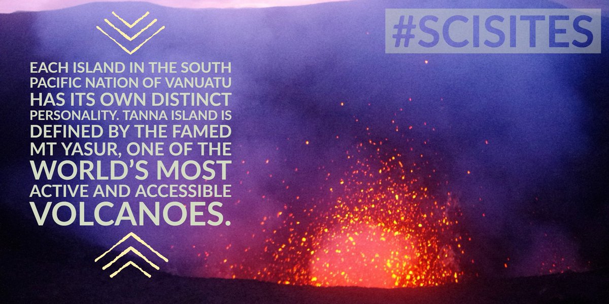 Sci_Sites's tweet photo. #NEWPOST: Our newest contributing author, @NeuroBritt, takes you on a journey to the edge of the Yasur volcanic crater in her first post. Read it here: https://t.co/wiikwby5er
#scisites #scisightings #scicomm #sciencetravel #sciencetwitter https://t.co/3in0Y4lhOy