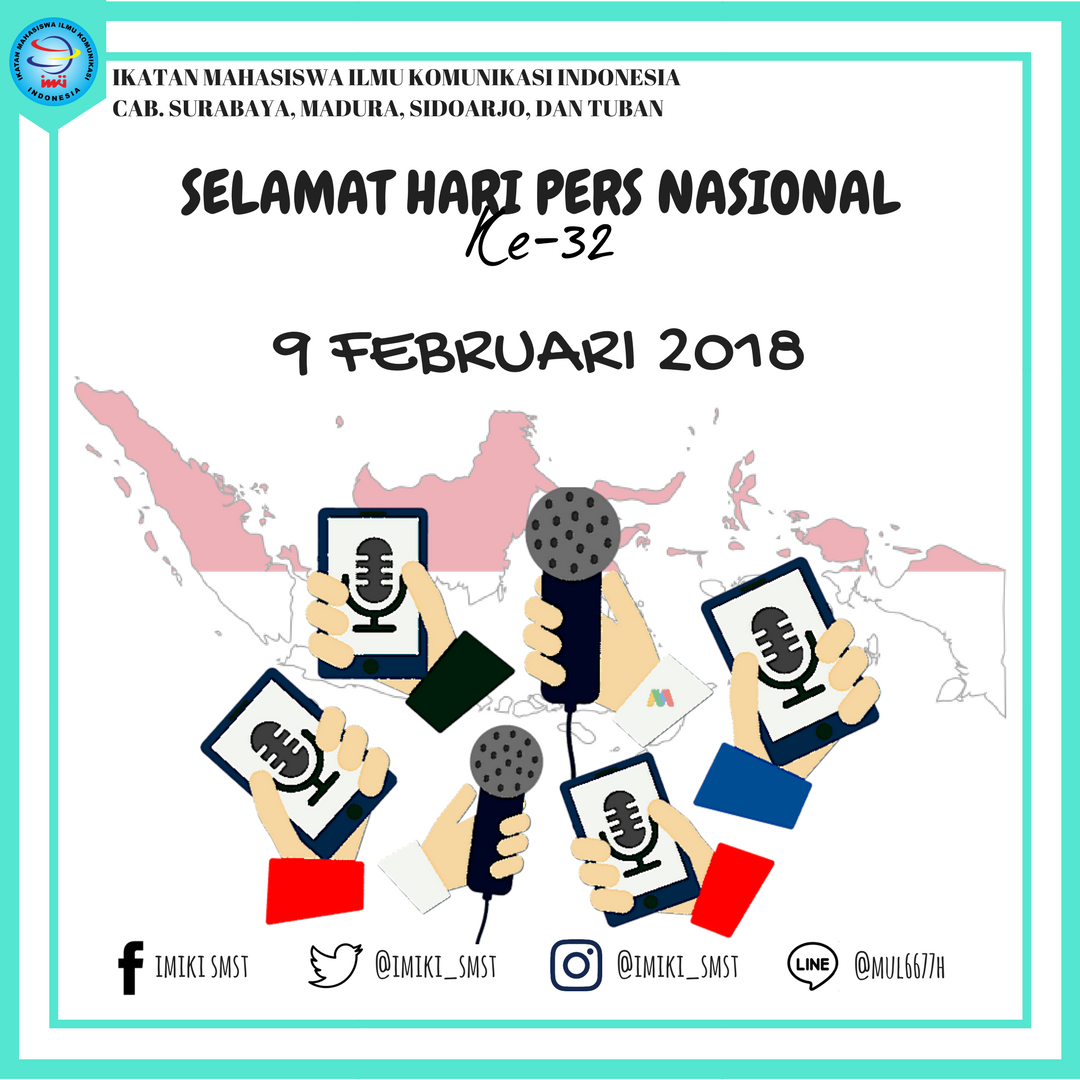 Semoga pers Indonesia dapat berkontribusi lebih baik lagi dalam menyampaikan berbagai bentuk informasi kepada masyarakat Indonesia. Tetap menjaga indenpendensi dan menjauhkan diri dari pemberitaan yang bersifat hoax.

Maju terus para insan Pers Indonesia

#haripersnasional2018