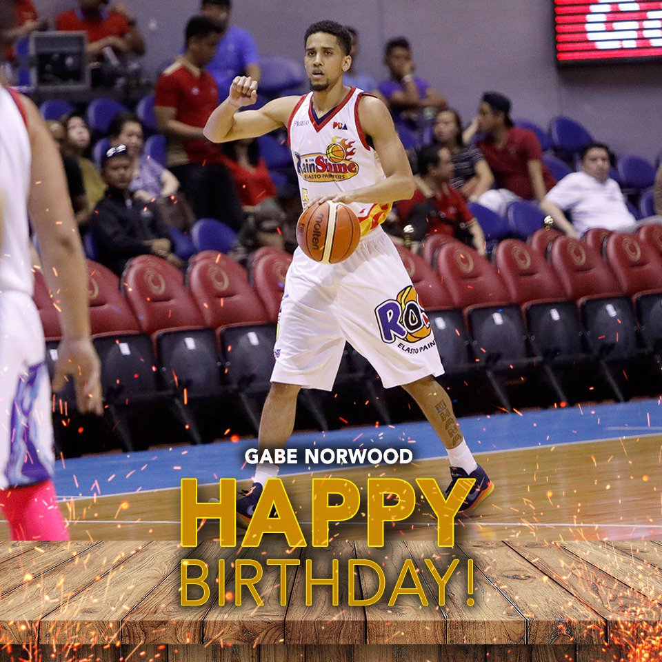 Happy 33rd birthday to Gabe Norwood! 