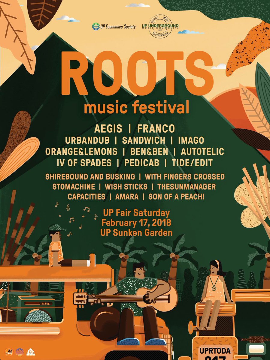 uapsaust's tweet photo. SELLING ROOTS MUSIC FESTIVAL TICKETS FOR ONLY 150 PESOS
Tickets will be available for UAPSA UST members. A ratio of 1:1 or 1 ticket per person only is allowed.
Sign-up Here: https://t.co/uEa1sEKoGs
Limited tickets only so hurry!
#SeeYOUapsa! #UAPSAUST https://t.co/sFOw8uunjQ
