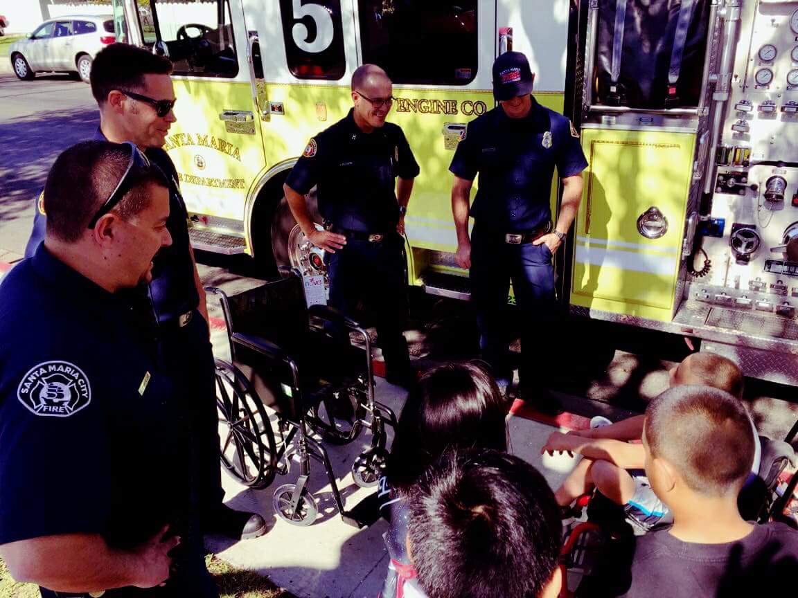 SantaMariaFire's tweet photo. Santa Maria Firefighters provided a wheelchair today to one of our citizens in need. This donation was made possible due to our Benevolent Fund, supported by community donations and firefighter fundraisers. https://t.co/PG7QbGeDHm