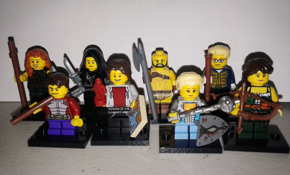 anthrbrcknAFOL's tweet photo. Really enjoying the second campaign in @CriticalRole so far, and the new characters. We didn't even finish the first episode before my Mrs said "You're going to need to make new minifigures"... I've been thinking about that since November! #BlocksMachina #Howdoyouwanttobuildthis https://t.co/C1jlKXky0I
