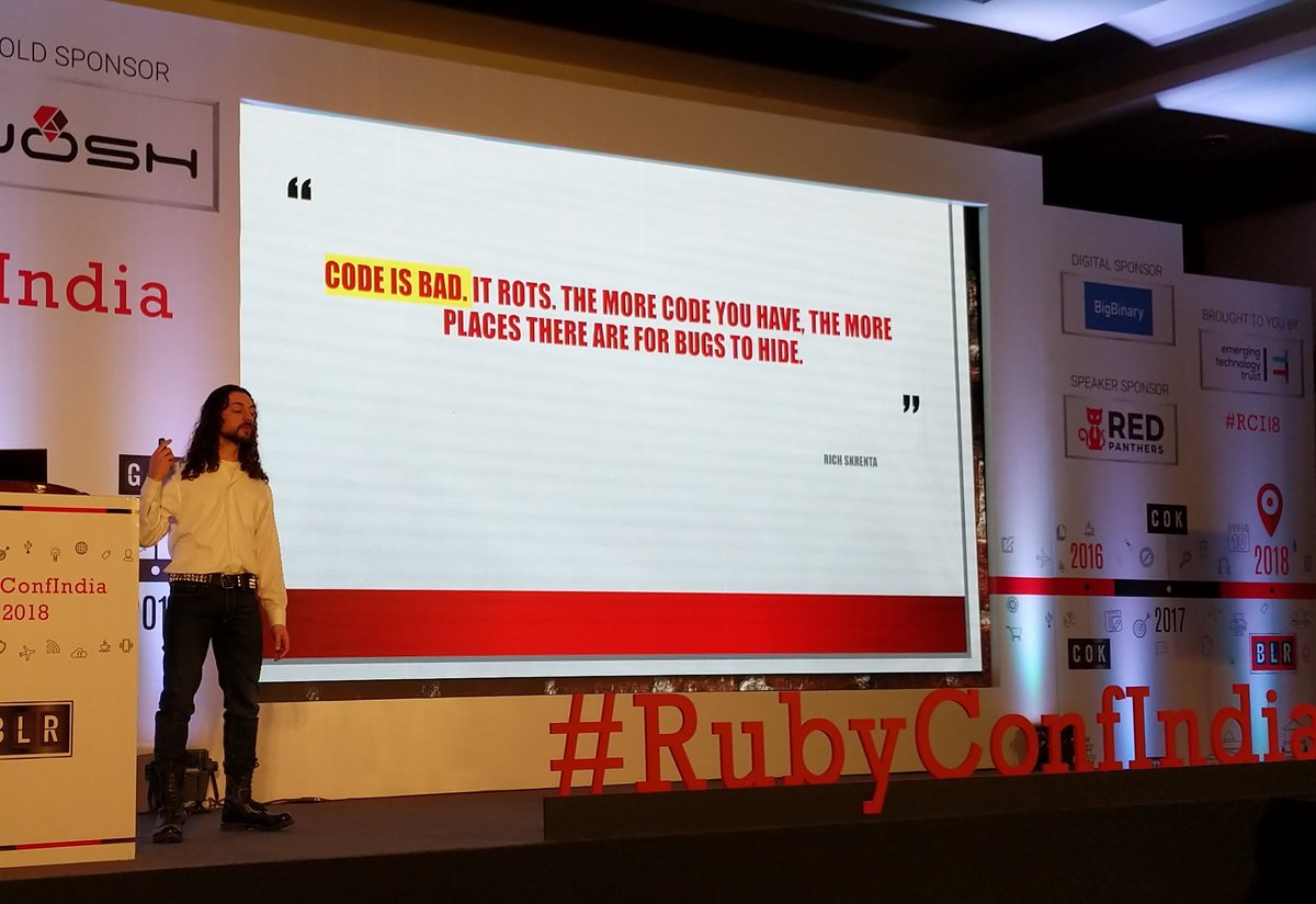 ponnappa's tweet photo. .@avdi speaks truth :) https://t.co/r5hWn6CONF