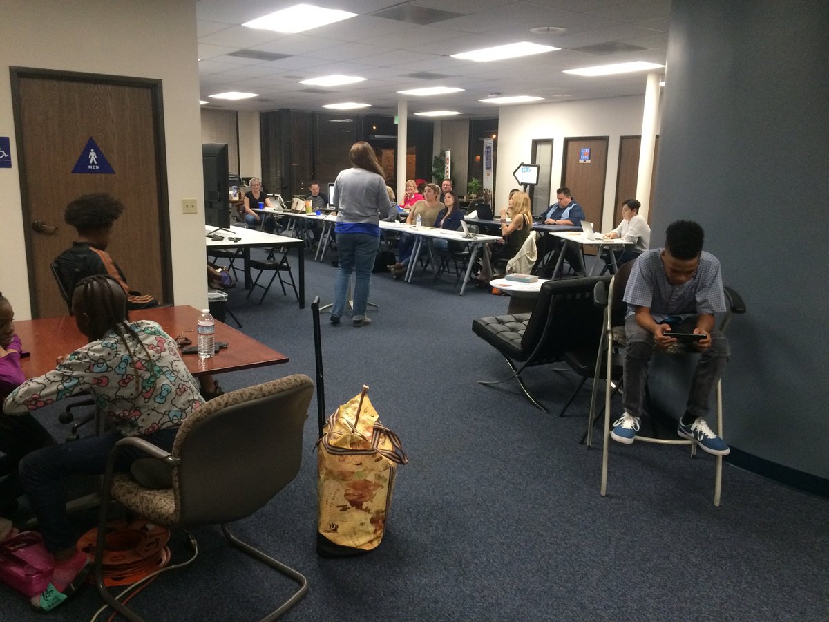 ZapCrunch's tweet photo. Another packed night at the @riversideio / @ExCITERiverside offices... ladies, gentlemen, young entrepreneurs... DOGGIES!! 🐶  This place is buzzing more &amp; more... or should we say barking? #coworking #startups! #dogtired #riversidetech (@dog_rates ) https://t.co/rHma3BF7Ui