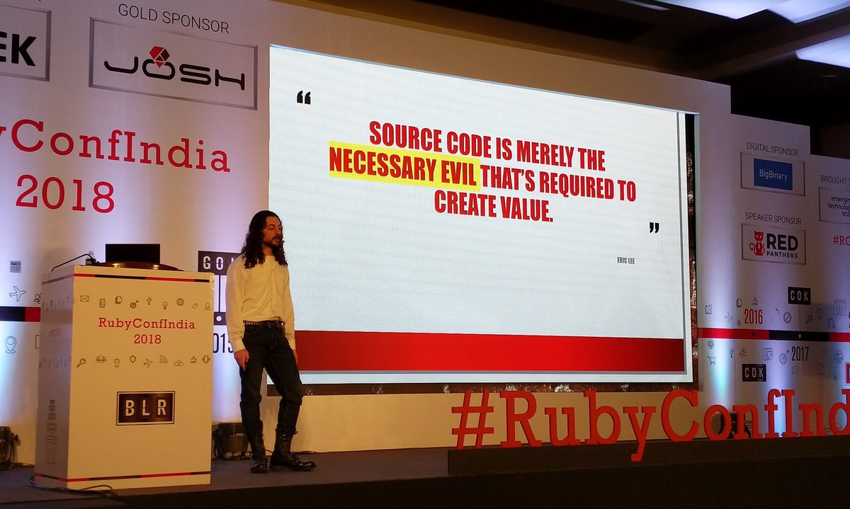 ponnappa's tweet photo. .@avdi speaks truth :) https://t.co/r5hWn6CONF