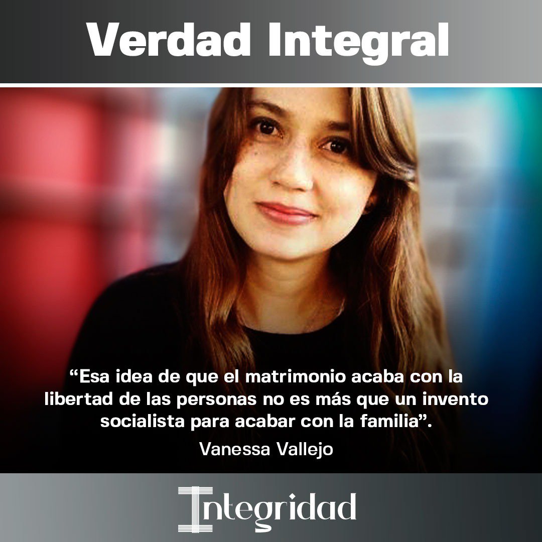 PIntegridad's tweet photo. Los socialistas buscan por todos los medios acabar con la familia porque esta es el primer resguardo de la propiedad privada.
▫
▫
#VerdadIntegral #Frase #FraseDelDía #VanessaVallejo #Socialismo #Destrucción #NoMásSocialismo #Liberalismo #Capitalismo #Integridad #Venezuela https://t.co/shHi8P9GZI