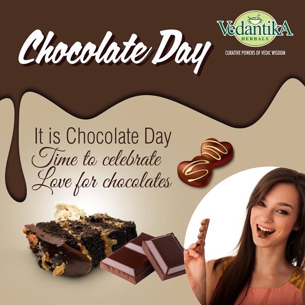 VedantikaH's tweet photo. Wishing Everyone Yummylicious Chocolate Day 😀 Tag your buddies who can not live without chocolates 🍫🍫 ⠀⠀ ⠀⠀⠀ ⠀⠀ ⠀⠀⠀ ⠀⠀ ⠀⠀⠀ ⠀⠀ ⠀⠀⠀ ⠀⠀⠀ ⠀⠀⠀ ⠀⠀ ⠀⠀⠀ #vedantikaherbals #chocolate #chocolateday #chocolatelover #india #indian #indianbrand #food #foodie https://t.co/WcjByQnZPm