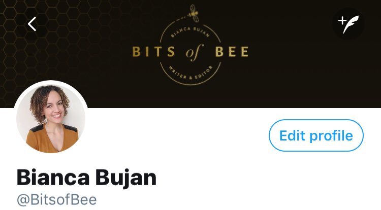 BiancaBujan's tweet photo. Slowly rolling out my new #branding... you like? 💛🖤 #brand #marketing #BitsofBee https://t.co/6b8resxBBF