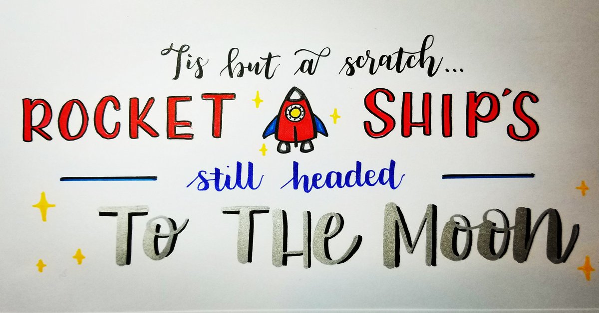 Cryptoletters's tweet image. Tis' but a scratch my friends...we'll all pull through!  😅🙃🤑😄 Let's ride those rocketships and drop bitcoin teslas! 😆 
---
#ICX $ICX | #eth $ETH | #cardano $ADA | #NEO $NEO | 
#Hodl #altcoin #bitcoin #money #cryptocurrency #crypto #ElonMusk