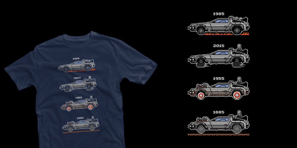 teefury's tweet photo. TOP DESIGN | Get “Transport Through Time” by #Mauru for $12 today only at #TeeFury! ⚡️ Shop now: https://t.co/siqfOBcFCZ https://t.co/omDZTivj3P