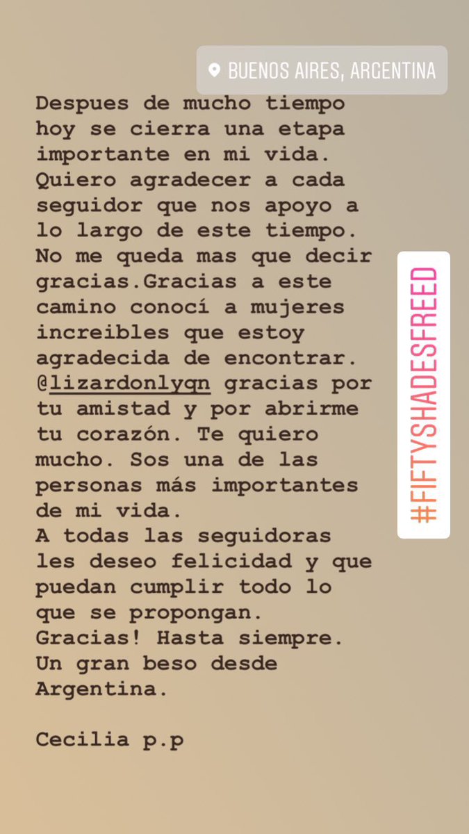 Radio50Shades's tweet photo. Despues de mucho tiempo hoy se cierra una etapa importante en mi vida. Quiero agradecer a cada seguidor que nos apoyo a lo largo de este tiempo. No me queda mas que decir gracias.Gracias a este camino conocí a mujeres increibles que estoy agradecida de encontrar. @lizardonlyqn https://t.co/2uhwSwR4Sx