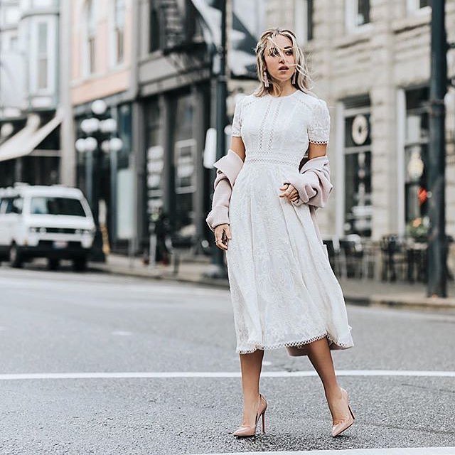 eve vintage midi dress