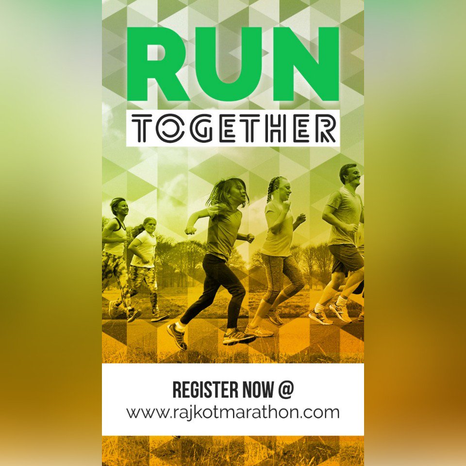 Runrajkot's tweet image. Last Date Of Registration: 10th Feb 2018 
@smartcityrajkot Presents 
Rajkot Marathon 2018 #RunForRajkot #RunForSmartCity rajkotmarathon.com