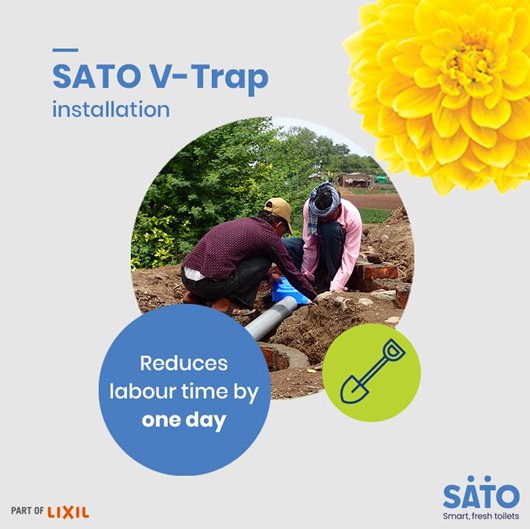 SATO__Asia's tweet photo. Working towards making their work more efficient, our SATO V-trap products help in reducing a mason’s labour time by one day. https://t.co/C9uwXsRqan