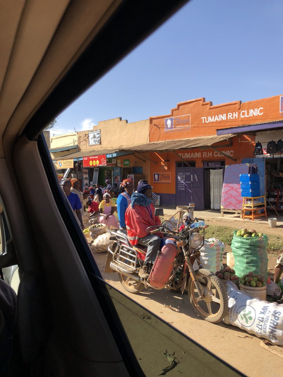 Day One in Nairobi. Friday market day has got us 2 hours behind from reaching our first school. The scenery and people make it worth it.